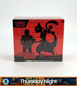 POKEMON CENTER TCG SCARLET & VIOLET DESTINED RIVALS SEALED ELITE TRAINER BOX - Image 1