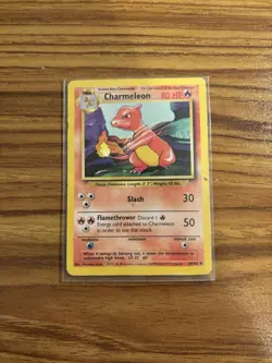 Pokemon Charmeleon Base Set 24/102 Damaged Condition Reserved For Buyer:ZALA - Image 1