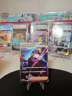 Morty's Conviction 201/162 SV05: Temporal Forces Holo Pokemon Tcg - Image 1