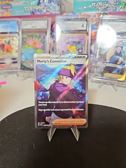 Morty's Conviction 201/162 SV05: Temporal Forces Holo Pokemon Tcg - Image 3