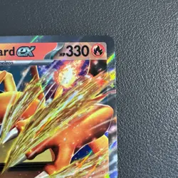 Pokemon Charizard ex SVP 161 Scarlet & Violet Holo Black Star Promo NM - Image 4