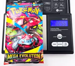 Pokemon TCG MEGA EVOLUTIONS BOOSTER PACK LOT OF 6 Factory Sealed Heavy - Image 4