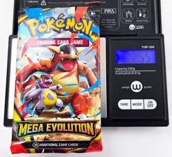 Pokemon TCG MEGA EVOLUTIONS BOOSTER PACK LOT OF 6 Factory Sealed Heavy - Image 5