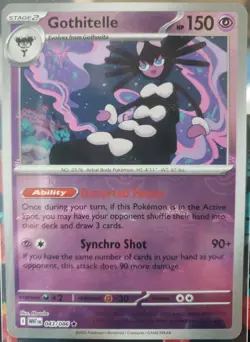 Gothitelle Master Ball Holo 2025 Pokemon TCG White Flare 43/86 & Espathra - Image 1