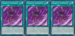 3x Chaotic Elements | ALIN-EN067 | Common | 1st Ed | NM | YuGiOh - Image 1
