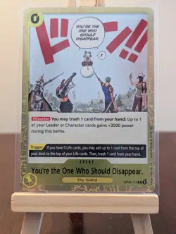 You re the One Who Should Disappear R OP06-115 PRB-02 Foil One Piece English NM - Image 1