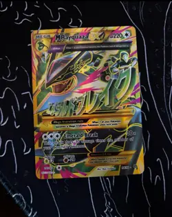 Pokemon TCG M Rayquaza EX Full Art Ultra Rare Ancient Origins Card 98/98 - Image 1