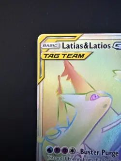 2019 Pokemon Sun Moon Team Up Latias Latios GX Full Art #190/181 NM - Image 2