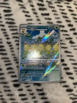 Pokemon TCG Sunflora Holo Card Twilight Masquerade Series 169/167 - Image 1
