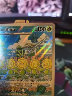 Pokemon TCG Sunflora Holo Card 169/167 Twilight Masquerade Series NM - Image 3