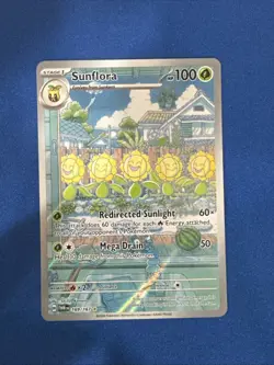Pokemon TCG Sunflora Card 169/167 Twilight Masquerade Series Pack Fresh NM - Image 1