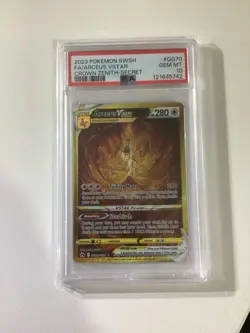 Pokemon TCG: Arceus VStar GG70/GG70 Crown Zenith Gold Card PSA 10 GEM MINT - Image 1