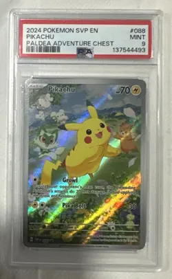 Pikachu 088 Sv: Scarlet & Violet Promo Cards Holo PSA 9 - Image 2