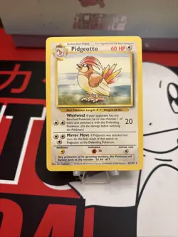 Pokemon TCG Pidgeotto Card 22/102 Base Set, Unlimited Rare, NM Condition - Image 1