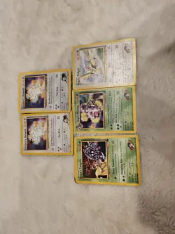 Pokemon Trainer Koga And Giovanni Card Lot - Image 1