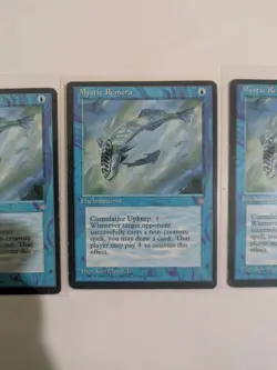3x Mystic Remora 1995 magic the gathering cards - Image 3