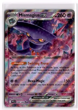 Pokemon Card Mismagius ex 36/94 Double Rare Me02: Phantasmal Flames - Image 1