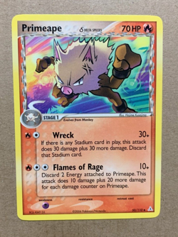 Primeape 50/110 EX Holon Phantoms - Uncommon Pokemon Card - NM/Mint - Image 1