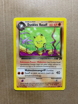 GERMAN Dark Primeape 43/82 Team Rocket - Uncommon Pokemon Card - LP - Image 1