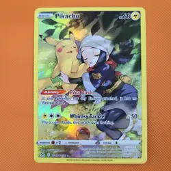 NM Pikachu TG05/TG30 SWSH11 Lost Origin Trainer Gallery Holo IR Pokemon Card - Image 1
