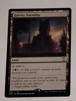 Gavony Township Regular 406 Rare Magic The Gathering Card MTG TCG 2022 - Image 1