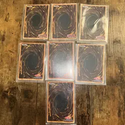 1996 Yu-Gi-Oh 7 Card Lot Blue Eyes White Dragon - Relinquished - Suijin - Image 2