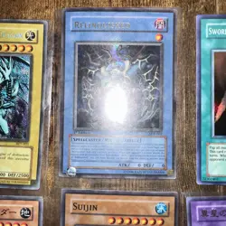 1996 Yu-Gi-Oh 7 Card Lot Blue Eyes White Dragon - Relinquished - Suijin - Image 4