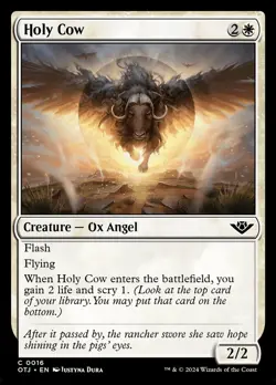 Magic the Gathering (mtg): OTJ: Holy Cow (x 4) - Image 1