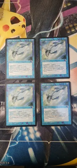 4x Mystic Remora - Ice Age - MTG - LP / NM 1995 - Magic Playset - Fast Shipping - Image 1
