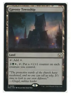 MTG Gavony Township March of Machine Magic The Gathering TCG - Image 1