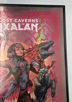 MTG Magic the Gathering Lost Caverns of Ixalan Framed Foil Promo Poster READ - Image 2