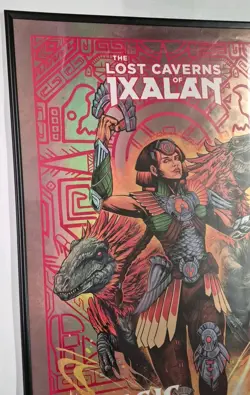 MTG Magic the Gathering Lost Caverns of Ixalan Framed Foil Promo Poster READ - Image 3