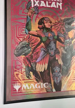 MTG Magic the Gathering Lost Caverns of Ixalan Framed Foil Promo Poster READ - Image 4
