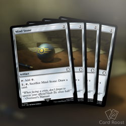 MTG Magic x4 Mind Stone 0235 Universes Beyond: Fallout PIP Playset - Image 1