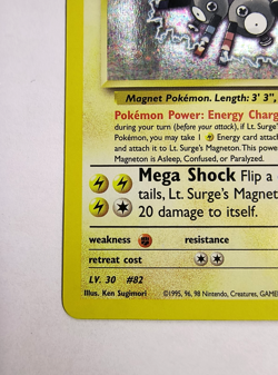 Pokemon TCG Lt. Surge's Magneton Gym Heroes 8/132 Holo Unlimited Rare NM - Image 5