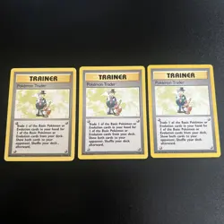 Pokemon Trader 77/102 Base Set Rare Trainer Collection WOTC Set Ken Sugimori Art - Image 2