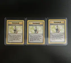 Pokemon Trader 77/102 Base Set Rare Trainer Collection WOTC Set Ken Sugimori Art - Image 4