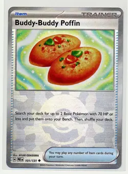 Pokemon TCG Buddy-Buddy Poffin Poke Ball Pattern 101/131 Sv:Prismatic Evolutions - Image 1