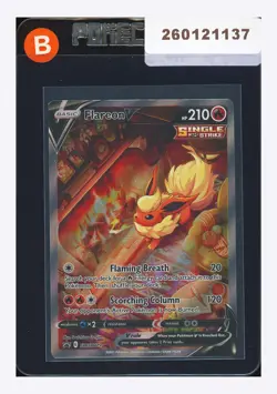 Pokemon Flareon V Promo 2021 SWSH179 Premium Collection Box English - Image 1