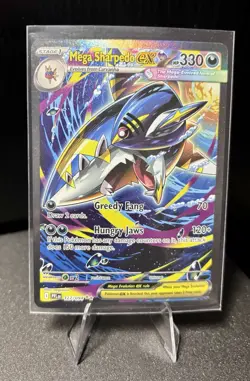 Pokemon TCG Phantasmal Flames Mega Sharpedo Ex 127/094 Special Illustration Rare - Image 2