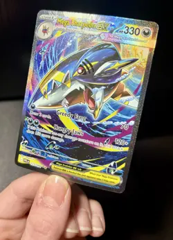 Pokemon TCG Phantasmal Flames Mega Sharpedo Ex 127/094 Special Illustration Rare - Image 4