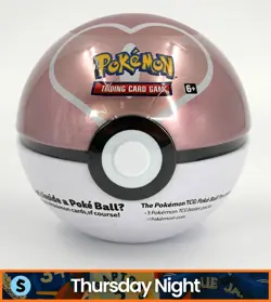 POKEMON TCG POKE LOVE BALL TIN FACTORY SEALED - Image 1