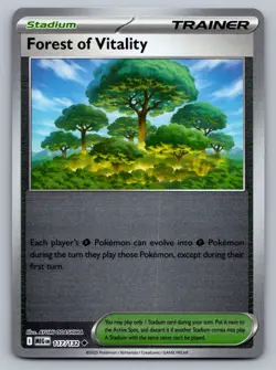 Pokemon TCG ME01: Mega Evolution Forest of Vitality 117/132 Reverse Holo - Image 1