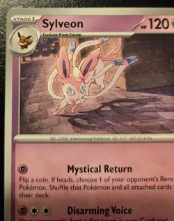 Sylveon 022/064 Uncommon Scarlet & Violet: Shrouded Fable Pokemon TCG - Image 2
