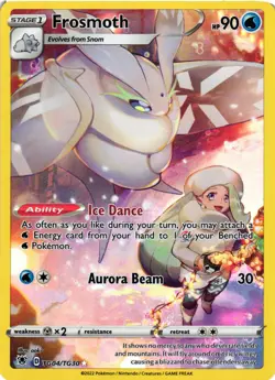 Pokemon TCG Frosmoth Sword & Shield Astral Radiance TG04/TG30 Holo Rare VLP - Image 1