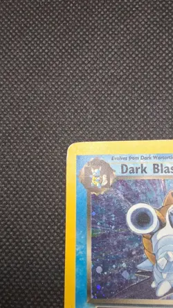 Pokemon Dark Blastoise 3/82 Team Rocket Holo Rare Vintage WOTC With SWIRL Rare! - Image 4