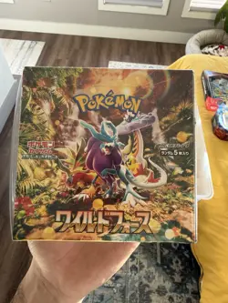 Pokemon TCG: Wild Force Scarlet & Violet Booster Box Japanese New Factory Sealed - Image 1