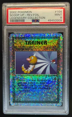 2002 Pokemon Legendary Collection Scoop Up Reverse Holo #104/110 PSA 9 - Image 1