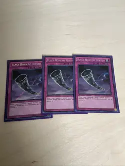 3x Black Horn of Heaven LCYW-EN300 Legendary Collection 3: Yugi's World 1st Ed - Image 1