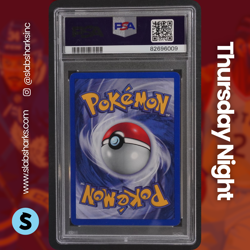 2002 POKEMON LEGENDARY COLLECTION #45/110 GROWLITHE REVERSE HOLO PSA 8 - Image 2
